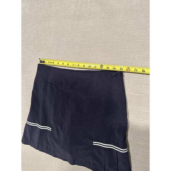 Womens Golftini Blueberry Side Pleated Golf Skort Size 4 Navy Tennis Pickleball - Picture 7 of 9